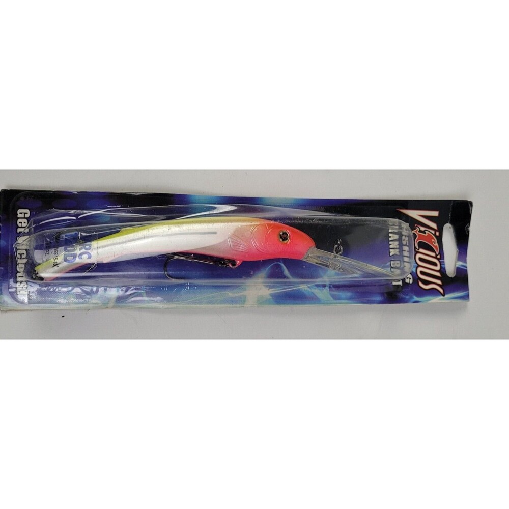 VICIOUS VRC 90D Deep Diving Lip Crankbait Fishing Lure 3.5" 3/8oz  PINK LEMONADE